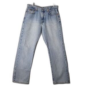 VINTAGE CALVIN KLEIN JEANS Straight Leg High Rise Sandblast Jean Juniors Size 15